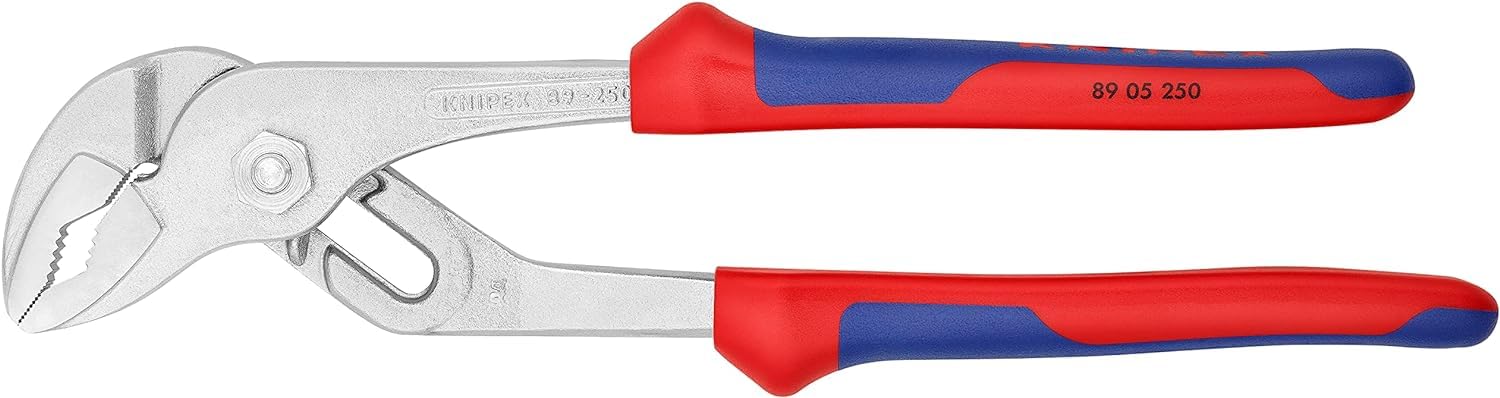Knipex Tenaza de agarre con articulación acanalada cromado, con fundas multicomponentes 250 mm 89 05 250