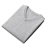 Men' Cashmere Vest Sleeveless Sweater Spring Autumn V-Neck Vest Middle-Aged Warm Top Wool Knit Waistcoat