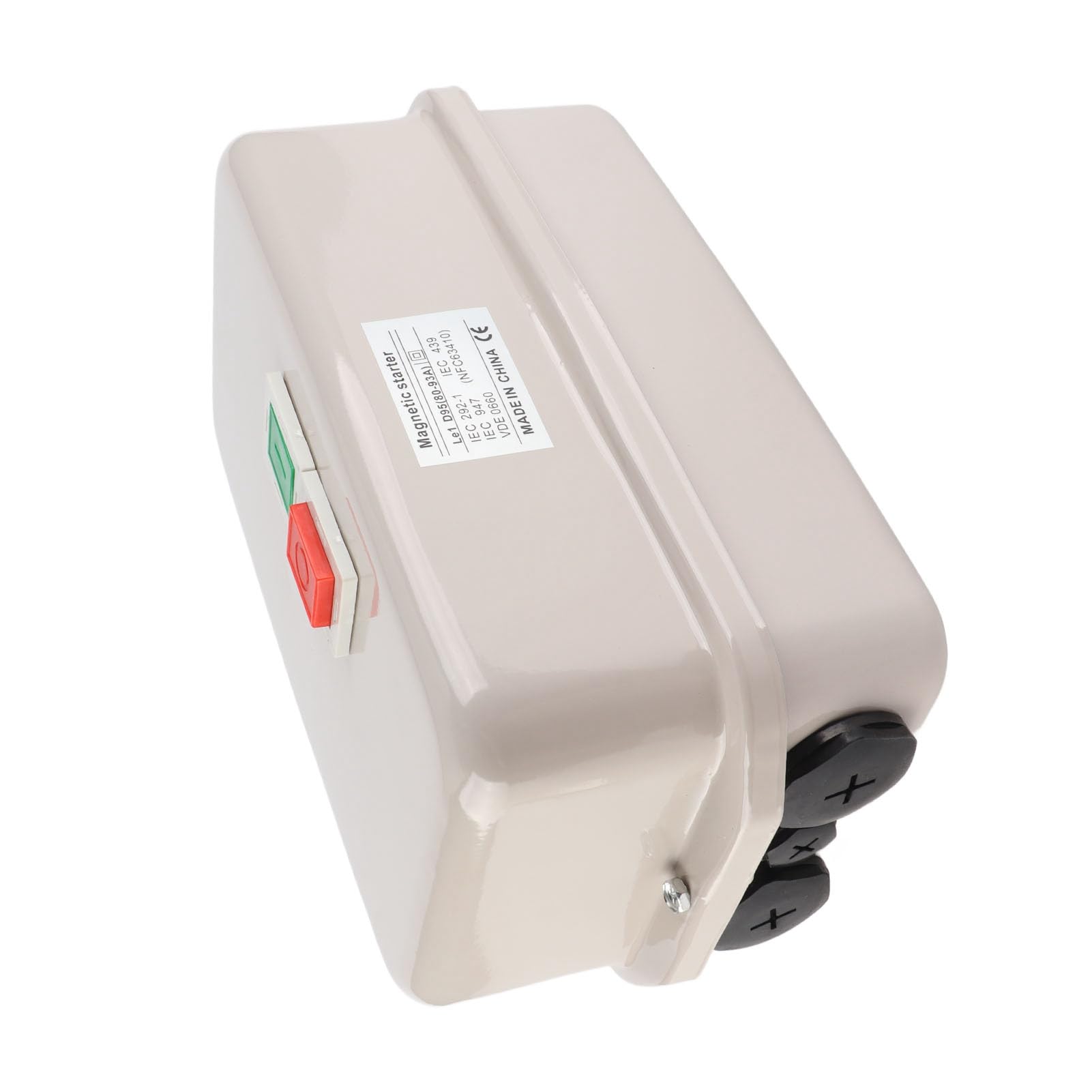 Arrancador de Motor de Arranque Magnético Arrancador de Motor Magnético Monofásico 220 V 230 V 25 KW 35 80-93A Carcasa Impermeable de Hierro con Protección contra Sob