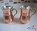 Produktbild Große Größe 2 X Türkisch Ayran Tassen, Türkisch Traditionelle Handgemachte Kupfer Stoup Set, masrapa