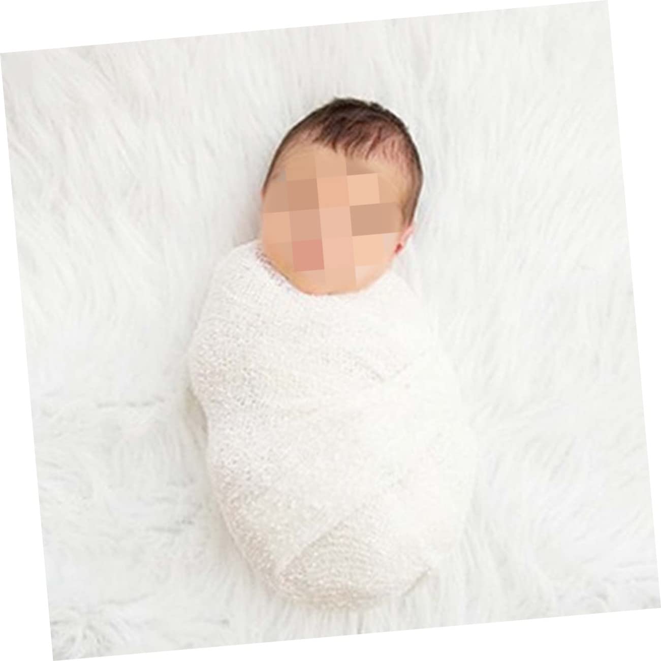 Set Di 3 Coperte Per Neonati Fasce Per Neonati Panni Da Bagno Per Neonati Accessori Per Foto Cotone Confortevole 2 Pezzi X 3