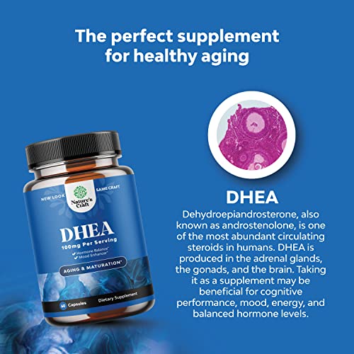 Bundle Of Enhance Brain Memory, Boost Focus, Improve Clarity Mind Booster Supplement And Pure Dhea Supplement For Women And Men - Natural Cognitive Brain Nutrition - Energy And Anti Aging Supplement #TOP6