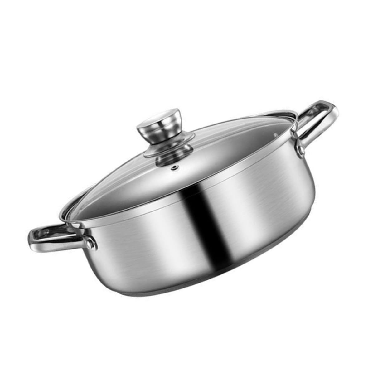 Faitout inoxydable divisé Shabu Casserole induction 1 pièce marmite hot pot