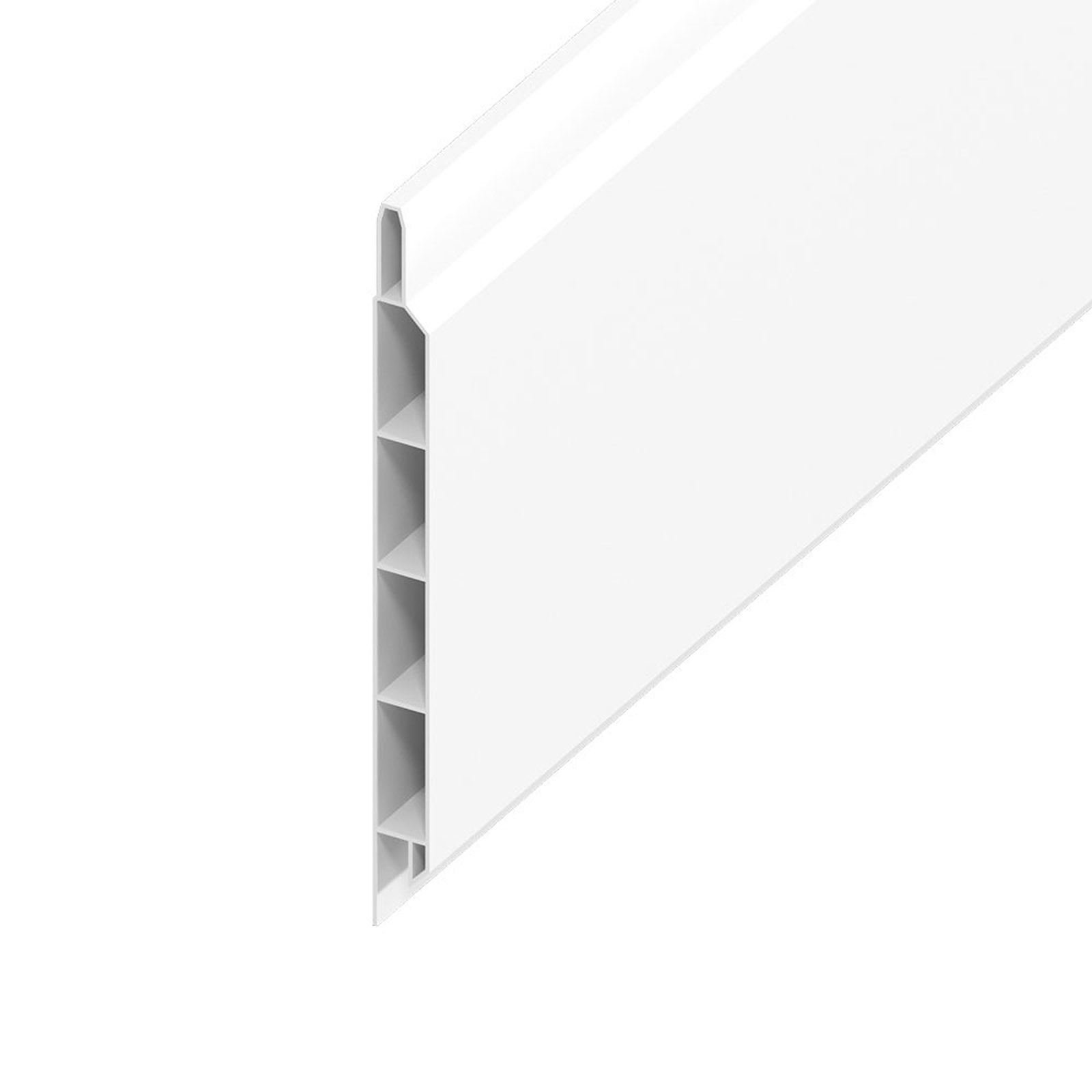 Truly Pvc Supplies White 100Mm Upvc Flat Plastic Board/Soffit 9Mm X 5M Length General Purpose Utility Liner