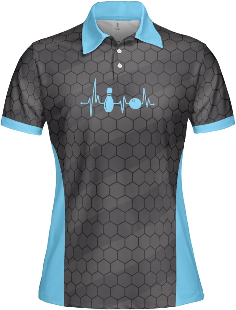 Personalized Name Bowling Women's Polo Shirt S-5XL, Custom Bowling Team Women's Polo Shirt Multi