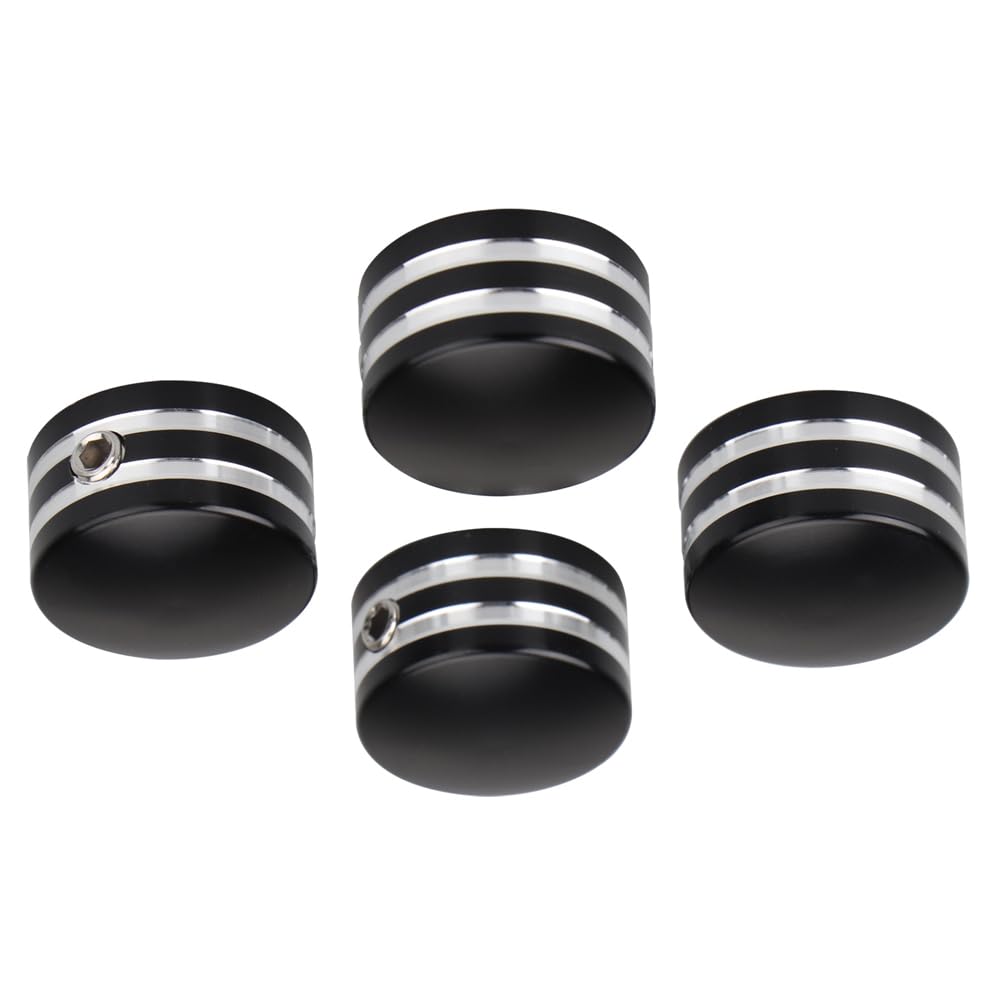 MASO 4 copribulloni per testa, compatibili con Harley-Davidson tutti i modelli Twin Cam, adatti per modelli Big Twin 1340 Evo, modelli Sportster, cromati