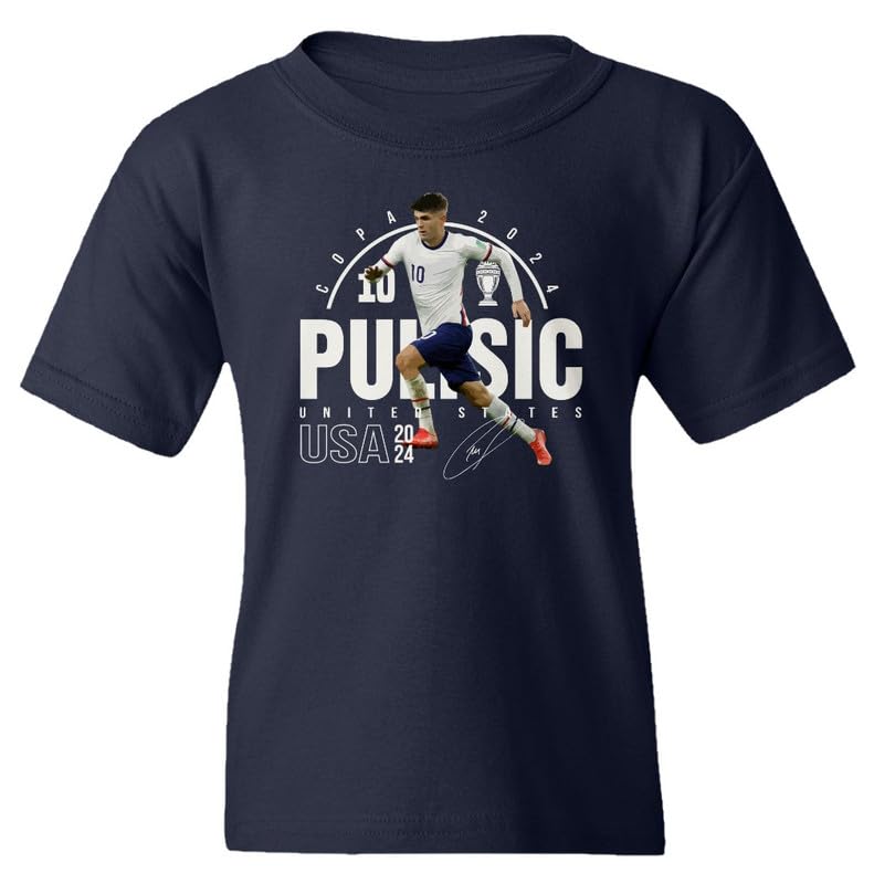 USA America 2024 Tribute - Pulisic Inspired for Fans Youth Unisex T-shirt