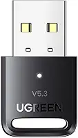 Adaptador Bluetooth 5.3 Plug Usb A Macho Design Compacto Preto Conexão Plug and Play Protocolo Interface 2.0 Compativel com Notebook Pc Taxa de Transferência de Dados 2Mbs MPOWER