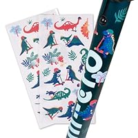 Micro Scooters | Pack of 34 | Dinosaur Stickers | Perfect for Scooters, Bikes and Helmets | Accessories