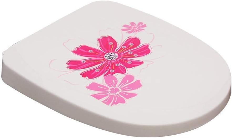 Quick-loading Printing Universal Toilet Cover Padded Seat Vintage