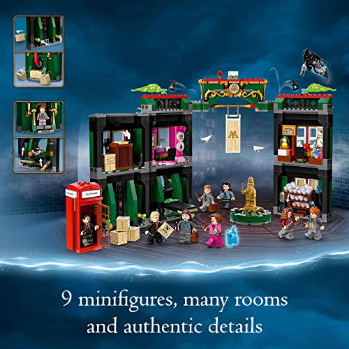 Harry Potter 76403 - Modellino modulare The Ministry of Magic con 12 minifigure e funzione di trasformazione, regalo da collezione del mondo magico - Lego - Immagine 3