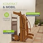 Juskys SunScape Gartenliege Akazienholz