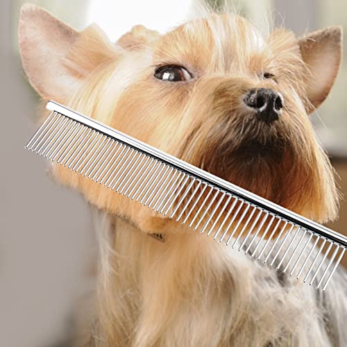 Geib Lot de 22 paires de ciseaux à effiler pour chien Main gauche,Ensemble De Ciseaux De Toilettage Pour Animaux,4 Pièces En Acier Inoxydable Avec Manche Doré pour Poils Courts et Longs