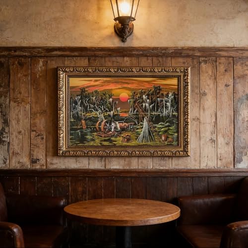 Toile Swamp John Rogers Cox tableau cadre de qualité - 4