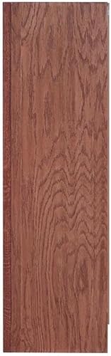 Miniatura 5 de Concepts In Wood Midas - Estantería de tres estantes de 36 pulgadas de alto, acabado de roble medio