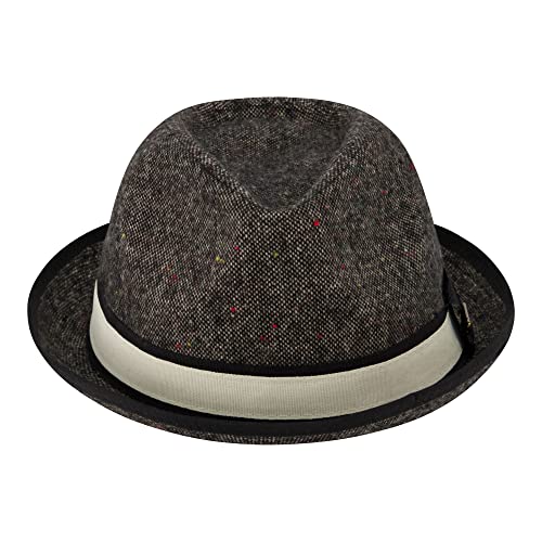 Chapeau Fedora à large bord True Religion en feutre premium aux finitions soignées