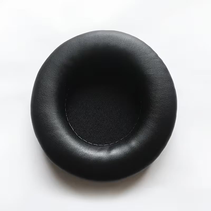 Image of Replacement Earpads for Boat Rockerz 450 /450 Pro /Sony WH-XB700 Headphones | 80mm Soft Memory Foam Cushions with Protein Leather - Black (1 Pair)
