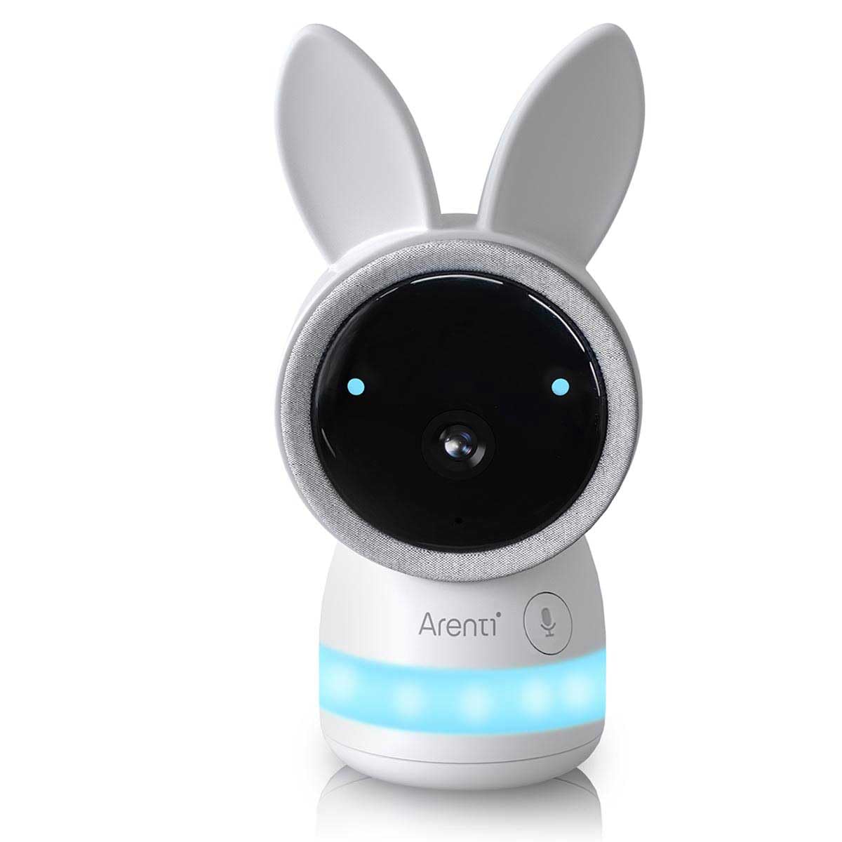 ARENTI AINanny - Telefono video 2K UHD con schermo LCD da 12,7 cm (5"), funzione girevole e inclinabile con tracciamento automatico