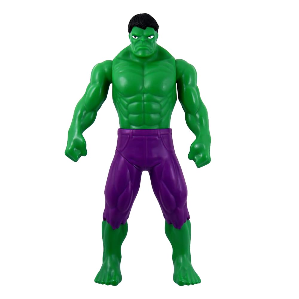 AMERTEER Avengers Hero Series Hulk Action Figure | 360° Rotating Superhero Toy for Boys 4+ | Durable Marvel-Inspired Collectible | Perfect for Action-Packed Playtime & Avengers Adventures