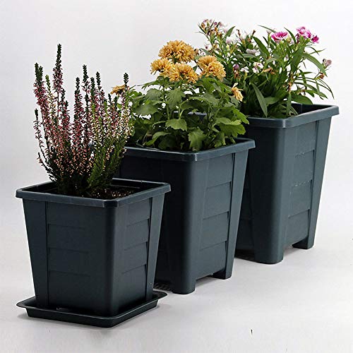 Gertok Blumentopf Blumentöpfe Pflanzenzubehör Pflanzgefäße für die Wand Blumentöpfe für Balkon Gartendekorationen Hauptdekorationen Blumentöpfe Indoor 4.23inch - Image 7