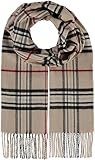 Giorgio Rimaldi Schal 30 x 180 cm - Weicher als Kaschmir - Schal kariert für Damen und Herren -...