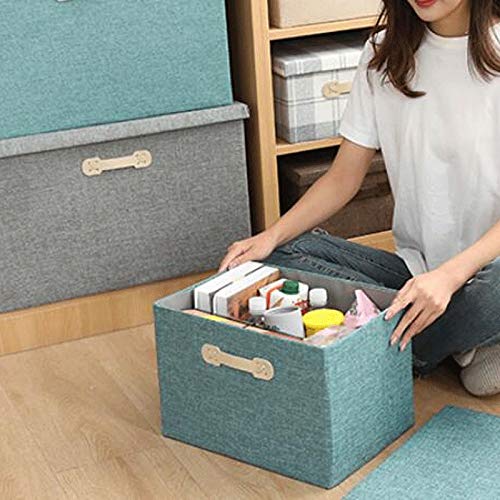Aufbewahrungskorb, Aufbewahrungsbox mit großem Fassungsvermögen, Kleiderschrank aus Stoff, faltbare Aufbewahrungsbox, Aufbewahrungsbox, Kleidung, Spielzeug, Kleinigkeiten, Aufbewahrungsbox mit Deck