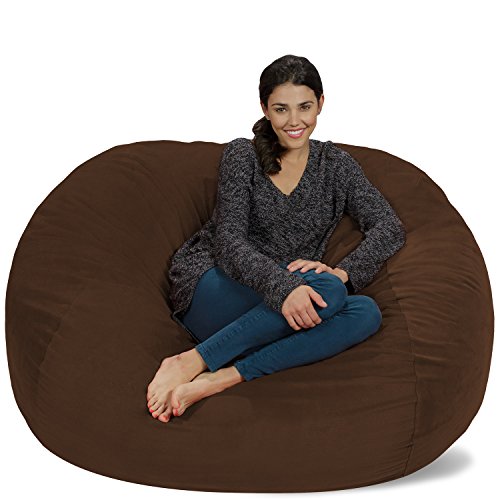 Chill Sack Bean Bag Chair: Huge 5' Memory Foam Furniture Bag and Large