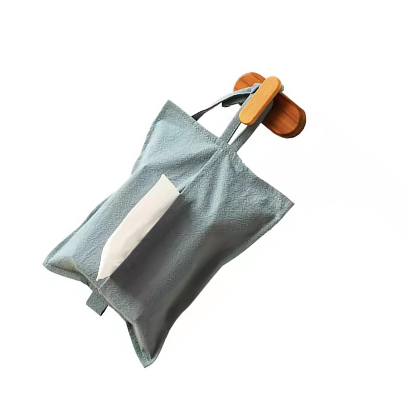 Jazuaiao Washable Fabric Tissue Bag Dispenser Decorative Storage Box for Living Room Kitchen Bedroom Multi Functional Tissue Bag