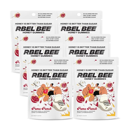 Rbel Bee Sweets Poma Punch Fruit Chews 2 OZ Pack de 6 miniatura 1