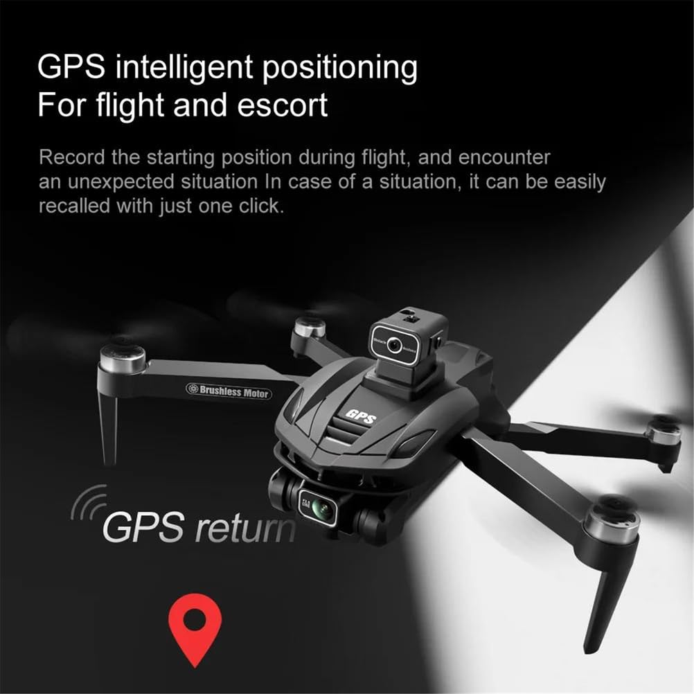 6k,Triple Battery,Drone v168 8k 5g GPS HD Photographie aérienne Drone Pliable omnidirectionnel évitant Les Obstacles