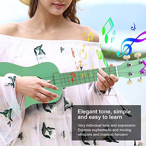 Ukulélé,Basswoodplainwood 21 Pouces Ukulélé,Petit et Exquis Facile À Apprendre Ont Une Personnalité Ukulélé Soprano pour… - Les Beatles, Paul McCartney, John Lennon, RIngo Starr, George Harrison Ukulélé,Basswoodplainwood 21 Pouces Ukulélé,Petit et Exquis Facile À Apprendre Ont Une Personnalité Ukulélé Soprano pour… – Image 4