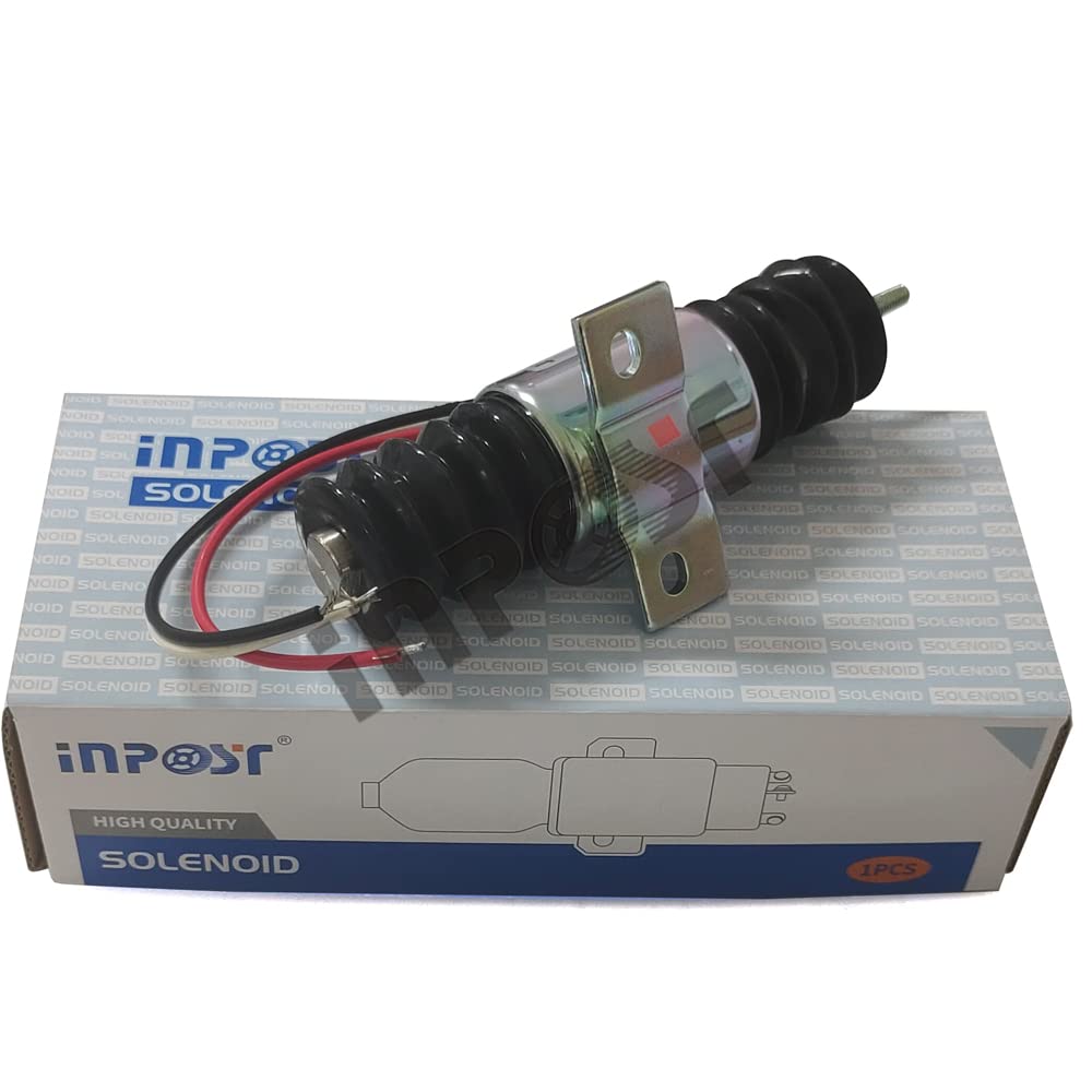 INPOST Solénoïde d'arrêt 12 V SA-4180-12 1756ESDB-12E3ULB2 pour Woodward 3 fils