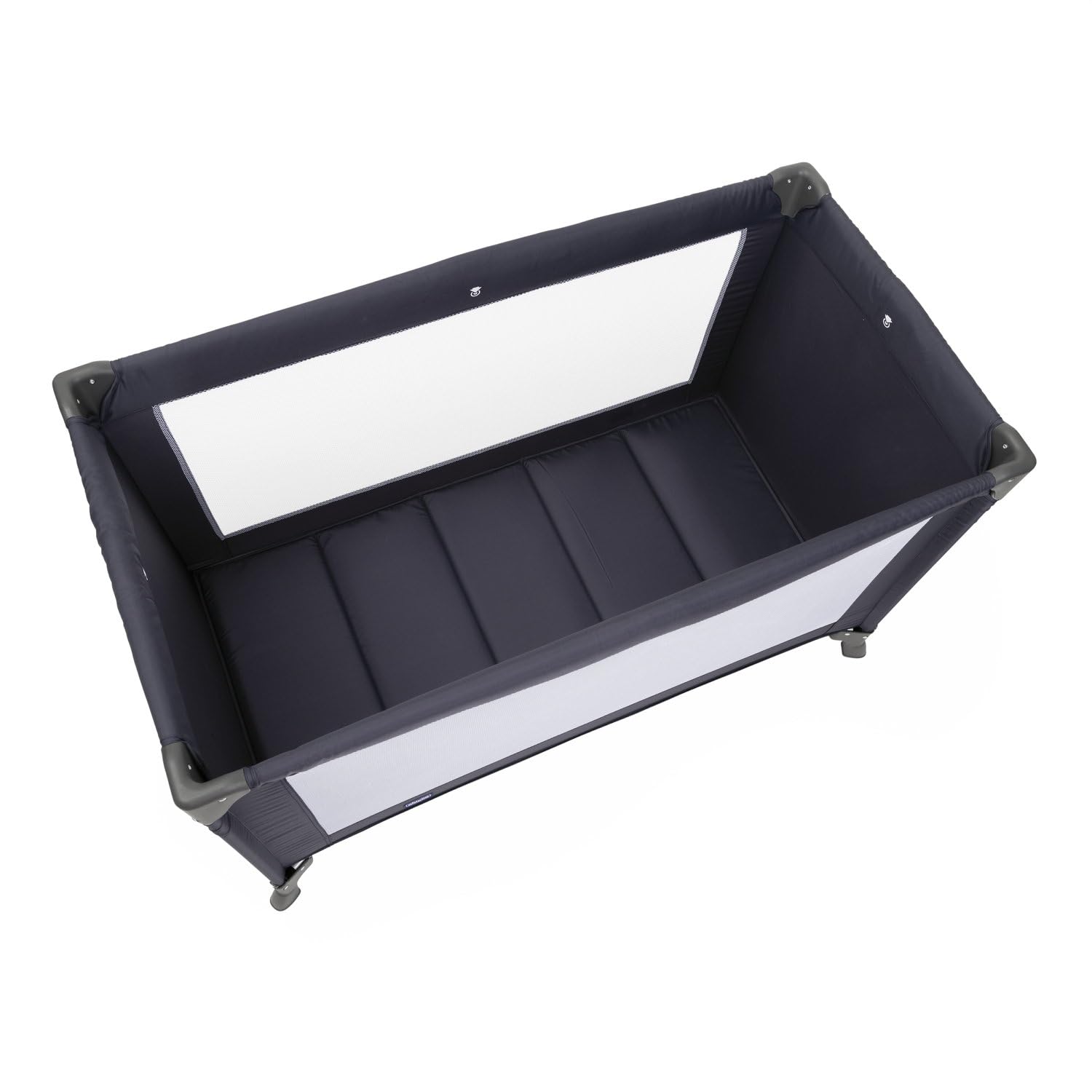 Chicco Good Night Lettino Neonati da Viaggio per Bebè e Bambini dalla Nascita fino a 15 kg, Pieghevole e Compatto, Culla da Campeggio con Finestre in Rete e Borsa da Viaggio - Pegaso Blu