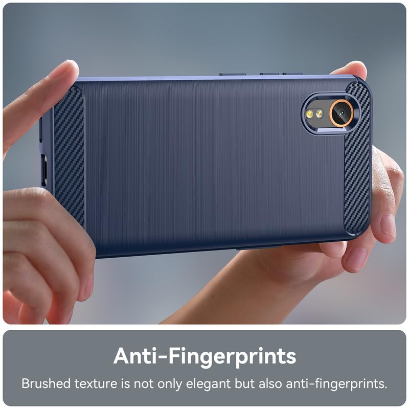 Image of Basic Case for Samsung Galaxy XCover 7 (Carbon Fibre Blue)