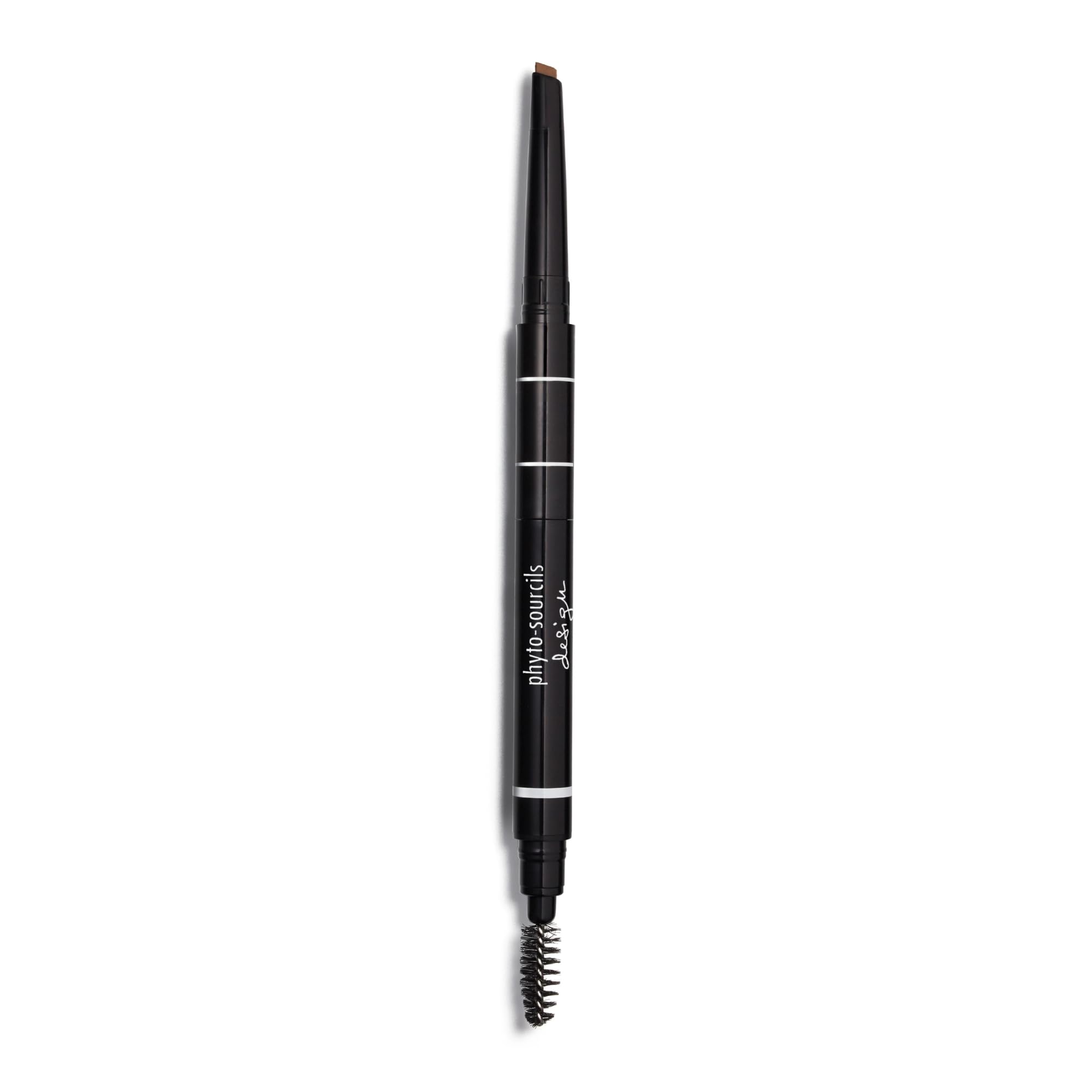 Phyto-Sourcils Design, 2 Chatain - Lápiz de cejas 3 en 1 para cejas intensificadas y redefinidas, remodela y rellena las cejas, a prueba de frotamiento, fórmula para todo el día, acabado