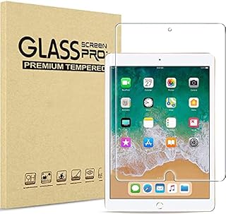 Tasnme Screen Protector for iPad Air 2/iPad Air 1/iPad 9.7 inch Easy Installation Tempered Glass Film iPad Air2 Air1 9H Screen Protector