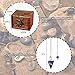 Knana 6Pcs Pendulum Board for Divination - Pendulum Crystal for Dowsing, Tarot Dice Astrology Dice with Box, Wiccan Supplies and Tools, Tarot Divination for Beginners
