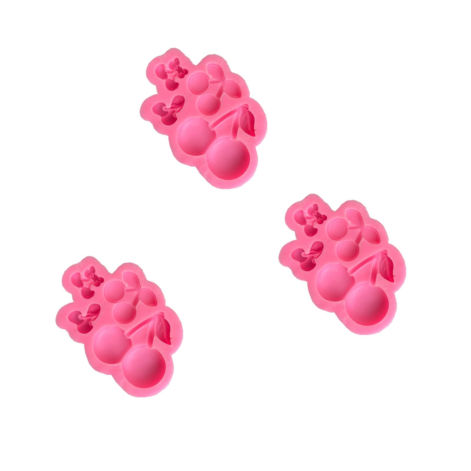 WGBOSMG Nonstick Cherries Silicone Molds Party Dessert Molds Suitable for Various Baking Projects and 8.50Cm Cherries Cake