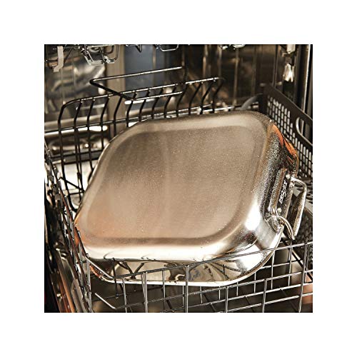 All-Clad 59946 Stainless Steel Lasagna Pan with Lid Specialty Cookware, 14.5 by 11.75 by 2.5-Inch, Silver 4 Gallery Image