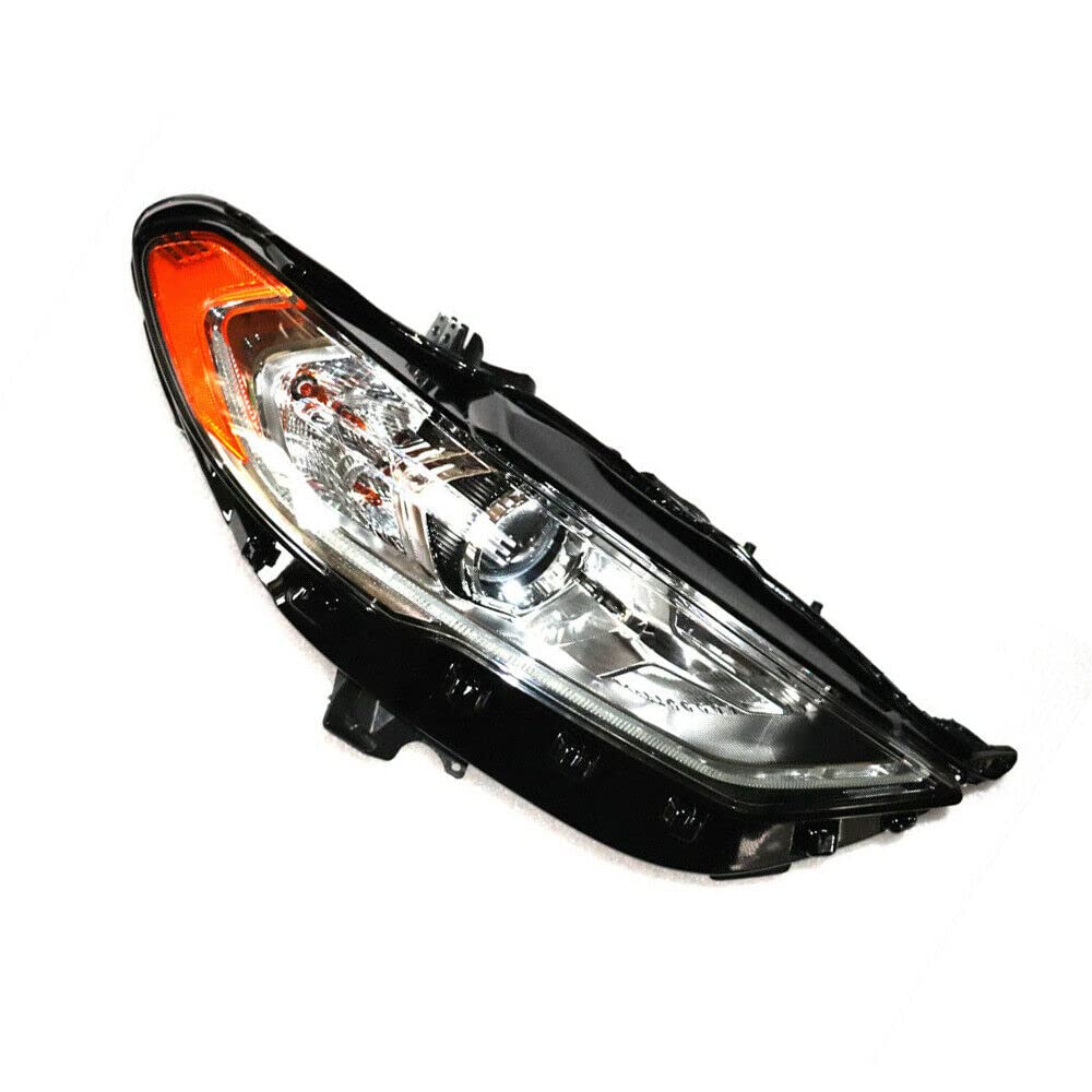 Headlight Assembly For Ford Fusion 2017 2018 2019 2020, Durable Headlamp Right Passenger Side, High Performance Front Headlamp Assembly w/LED Perfect fit for Original Car (Right)