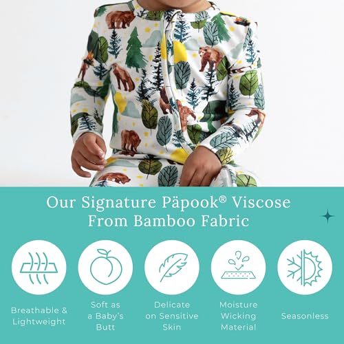 Image of Posh Peanut Convertible Baby Sleepers - Footless Baby Pajamas with 2 Way Zipper for Easy Diaper Changes