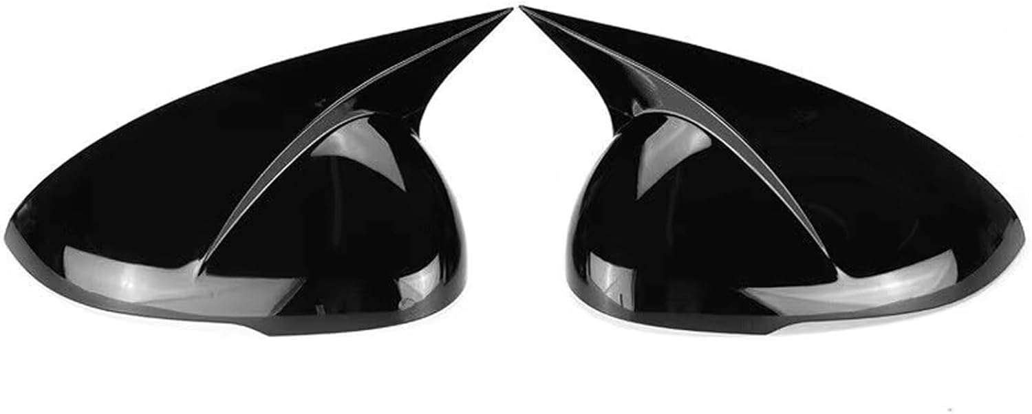 XJPGHA Wing Mirror Covers Caps for KIA K5 Optima 2020 2021, Sturdy Durable Cover Housing Door Mirror Vehicle Accessory Rearview Side Covers,Black
