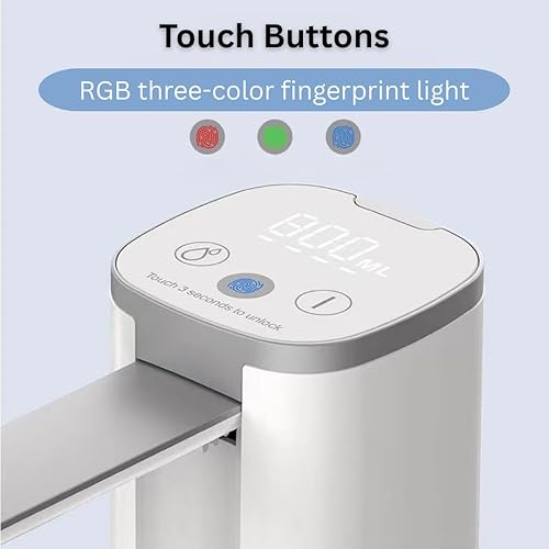 Miniatura 3 de Vortex AP127 Dispensador de agua portátil USB-C recargable con pantalla digital para jarras de 2 a 5 galones, descarga de agua de 6.8 fl oz20.3 fl