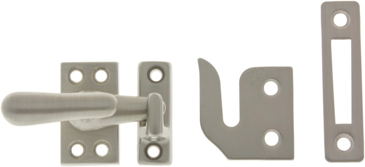 idh by St. Simons 21013-003 Professional Grade Quality Genuine Solid Brass Small Casement Fastener, Polished Brass