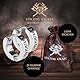 VIKING CRAFT Wikinger Ohrringe für Männer - 1,4cm Edelstahl Herren Schmuck Silber mit Runen - Keltische Deko, Viking Earring, Vikings Fanartikel Geschenke