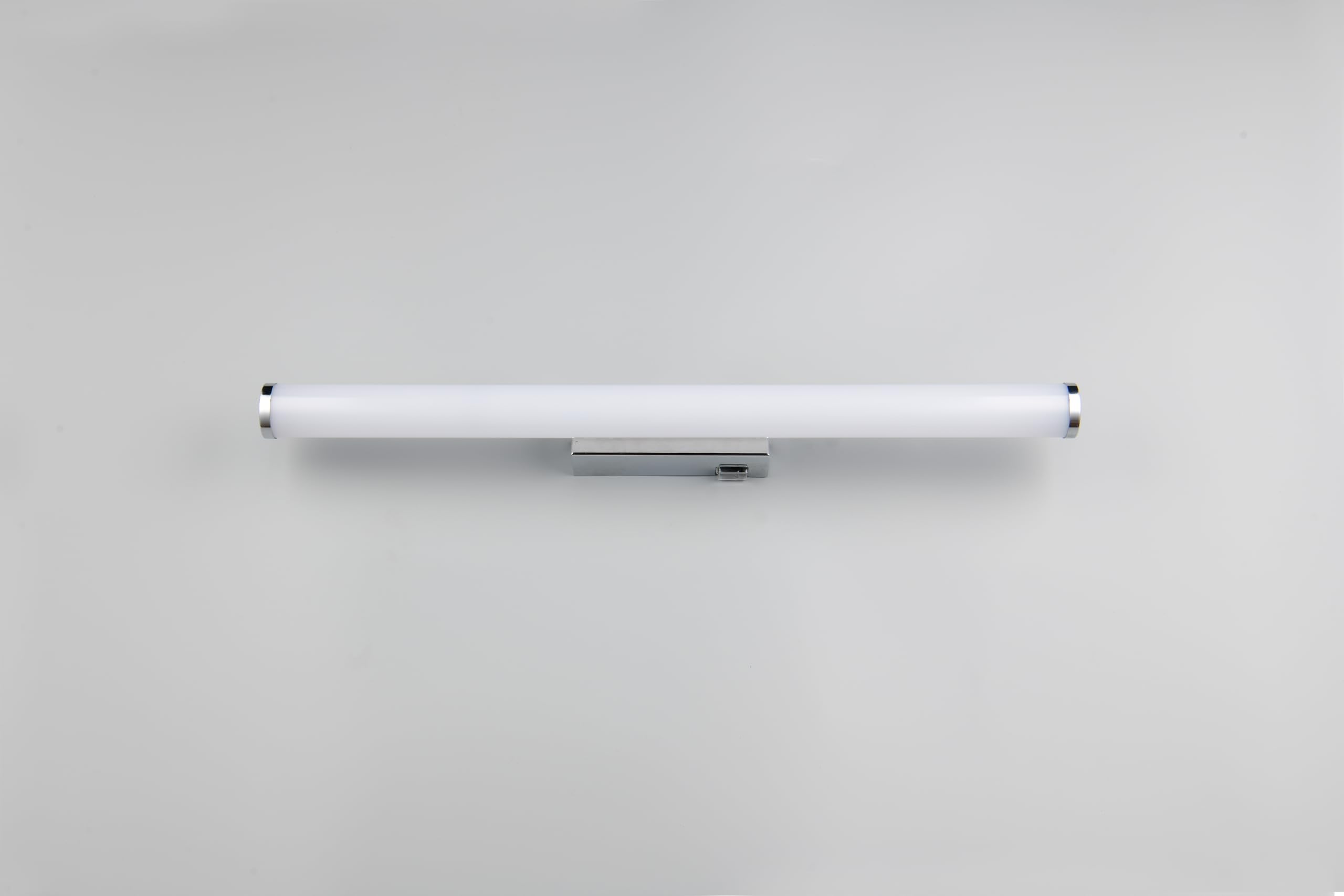 Trio Leuchten LED Applique de salle de bain MATTIMO 283274206, Métal chrome, Plastique blanc, 6,5 Watt LED
