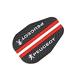 XIAOFEIDAFA 2 Pièces Protection Pluie Rétroviseur pour Peugeot 107 207 407 408 206 306 307 308 406 806 3008 4008, Visière de Rétroviseur Latéral Sourcil de Pluie Auto Accessoire