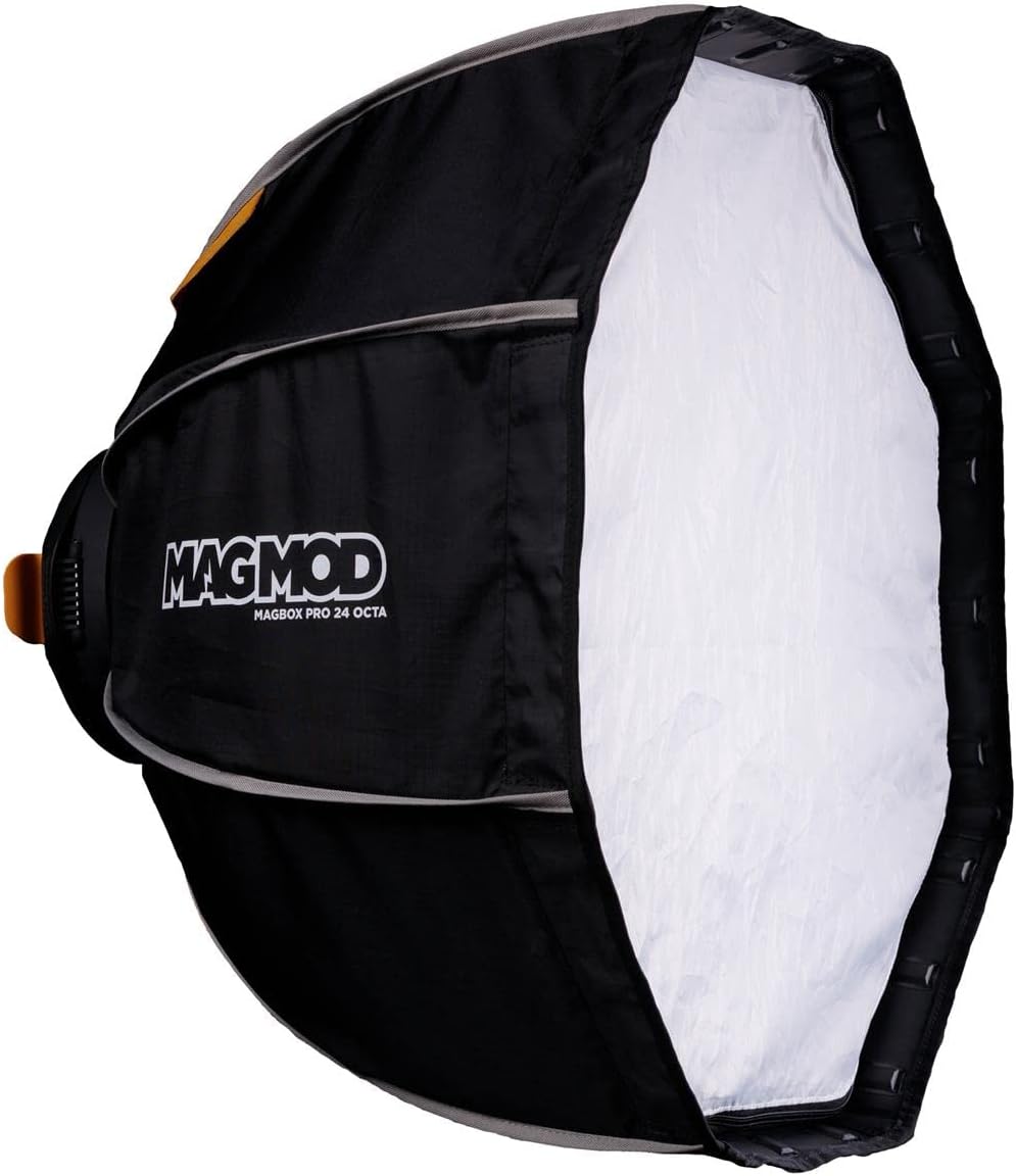 – 24" (60cm) MagBox Pro - Octagonal Softbox with Silver Reflective Interior for Professional Lighting