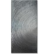 Slyart Handmade Modern Abstract Painting 3D Heavy Textured Canvas Wall Art 20x40 Inches Minimalis...