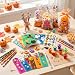 Imagen de Regalos Truco O trato de Halloween 84 Pzs Materiales de Papelería Set